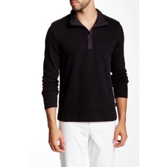Hugo Boss Other - Hugo Boss Persano Ribbed Pullover in Black